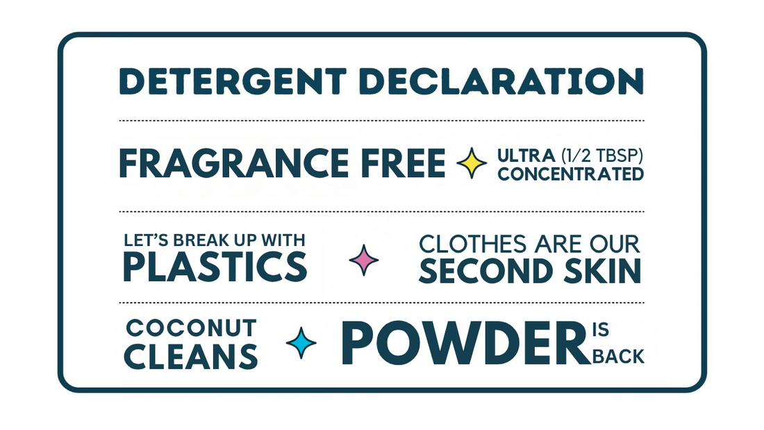 The CocoClean Detergent Declaration